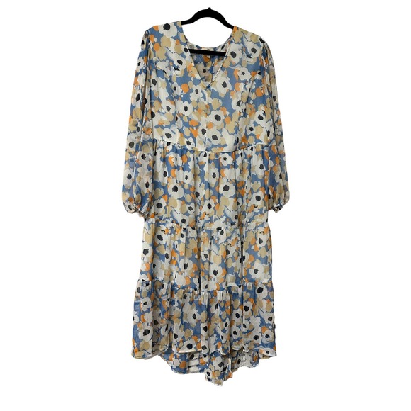 NWT Joie Limited Edition Ladies Printed Maxi Dress L - Picture 4 of 9